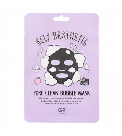 Self Aesthetic Pore Clean Bubble Mask miin cosmetic