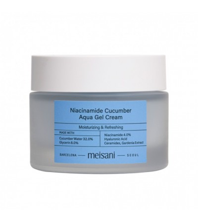 Niacinamide Cucumber Aqua Gel Cream miin cosmetic